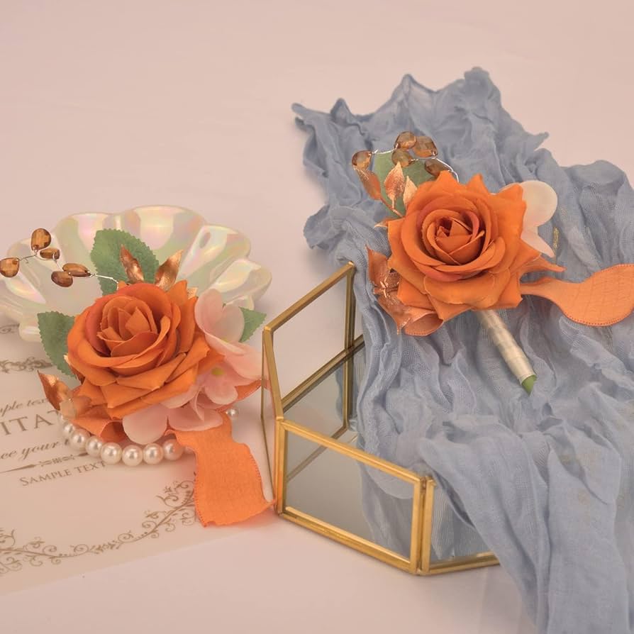 フラワー・ガーデニング corsage no.777 Garden Whites Wrist Corsage